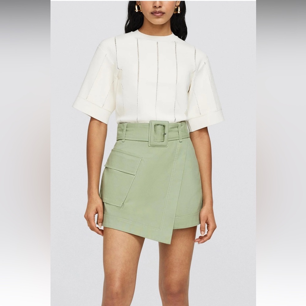 Simkhai NWT Jolie Short Sleeve Pullover in Natural White